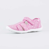 421068-11 розовый туфли летние дошкольные Текстиль 32 (6)