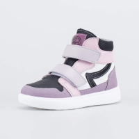 052161-32 чер-фио ботинки ясельная Нат. кожа