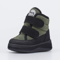 354072-41 оли-чер ботинки малодетская, дошкольная Комбинирован.