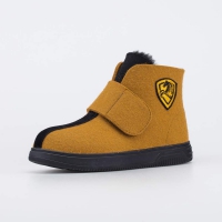 957027-08 рыжий ботинки мужская Войлок