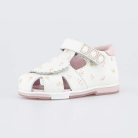 022156-23 беж-роз туфли летние ясельная Нат. кожа