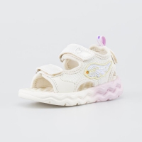 124046-11 беж-сир туфли пляжные ясельная, малодетская Комбинирован.